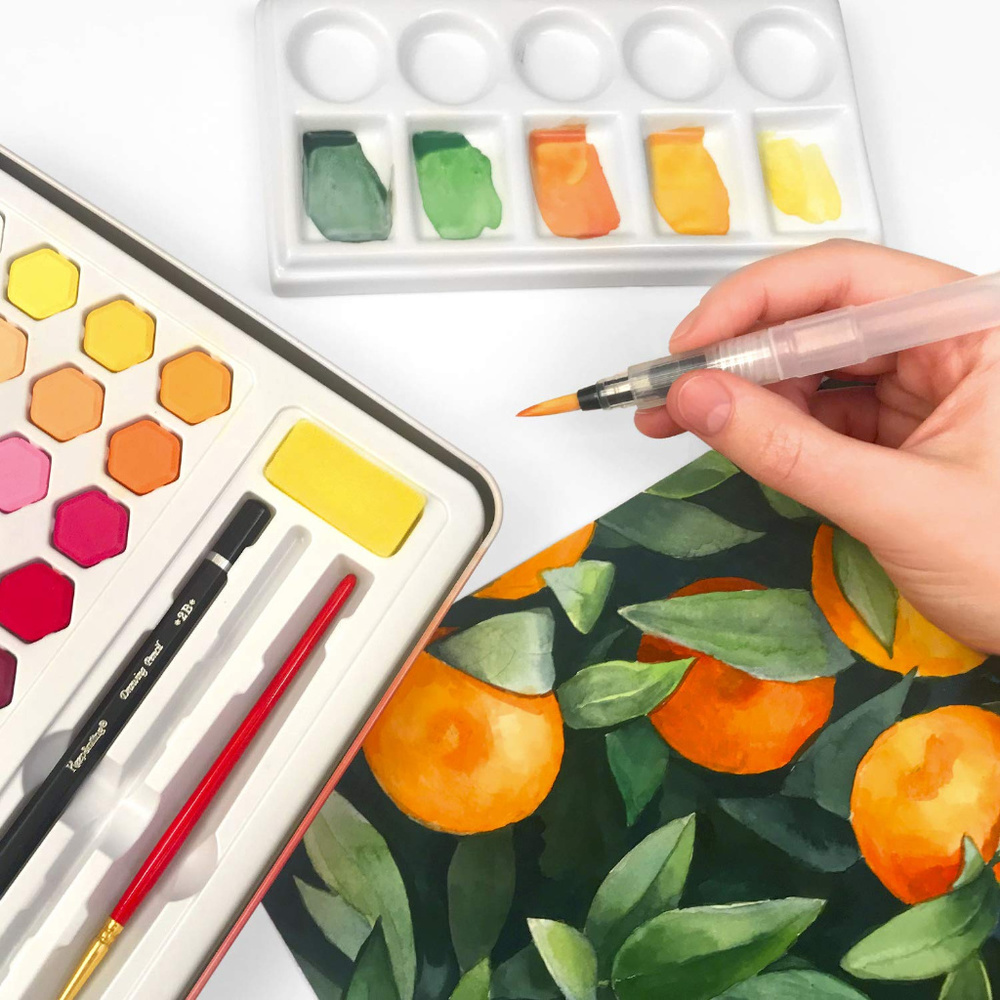 Pagos Watercolor Paint Set, 36 Colors, Gift Set - Picture 9 of 9